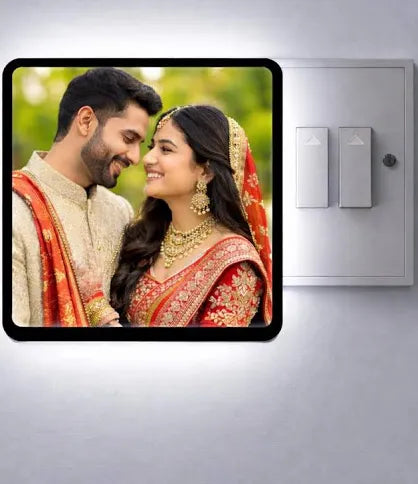 LED Photo Frame Switch Board | Custom Night Light Frame ₹199