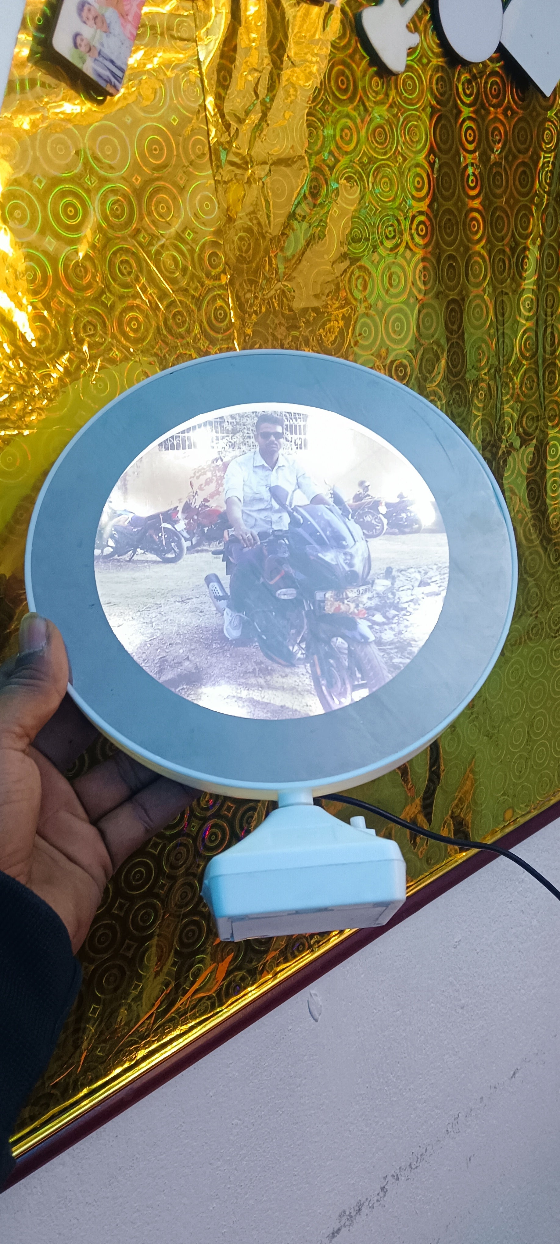 Magic Mirror Photo Frame with LED | Custom Photo Gift Online India