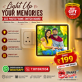 LED Photo Frame Switch Board | Custom Night Light Frame ₹199